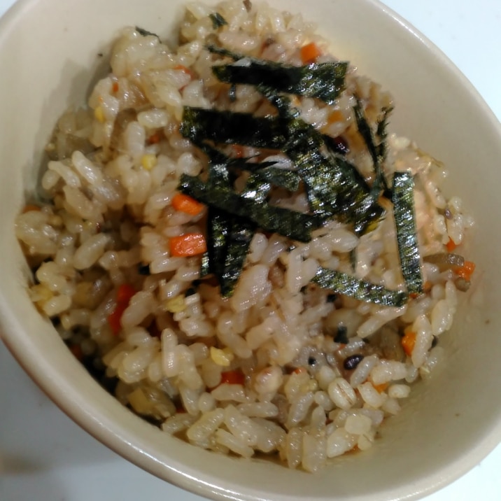 味しっかり!ごぼうと挽き肉の炊き込みごはん